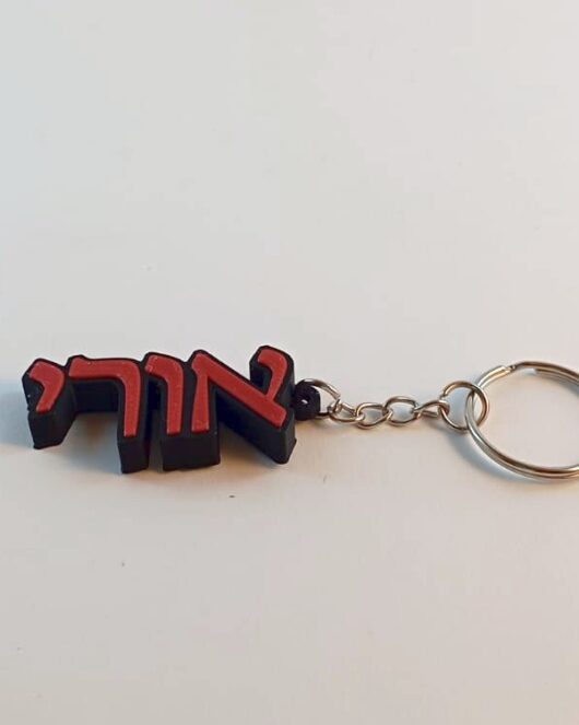 מחזיק מפתחות בשתי צבעים