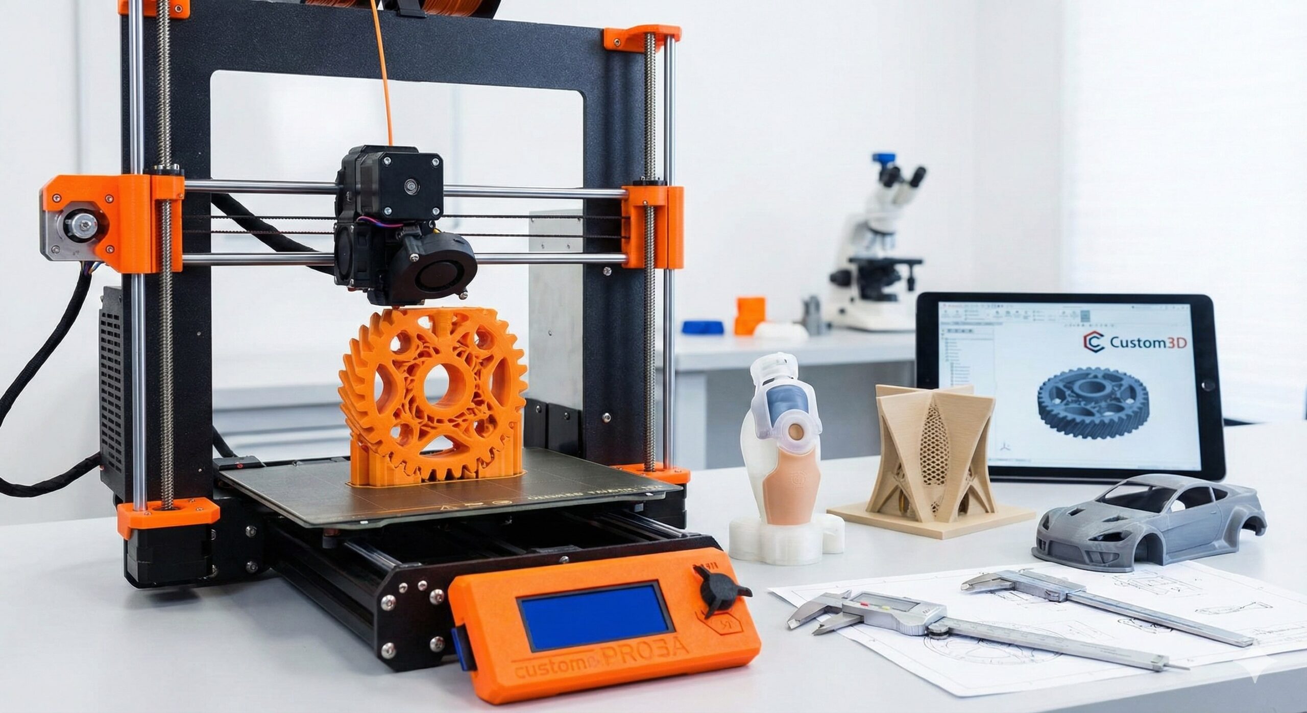 You are currently viewing הדפסה בתלת־ממד בהתאמה אישית – פתרונות חכמים מ-Custom3D